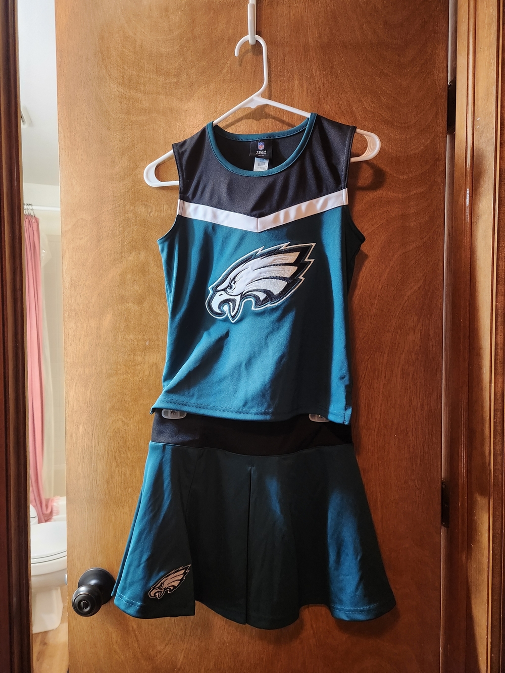 NFL Philadelphia Eagles Youth Large Cheer Top And Skirt